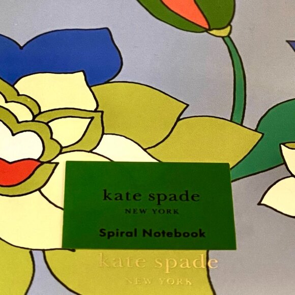 KATE SPADE Spiral Notebook Flower Bed NEW in Package - Picture 6 of 9
